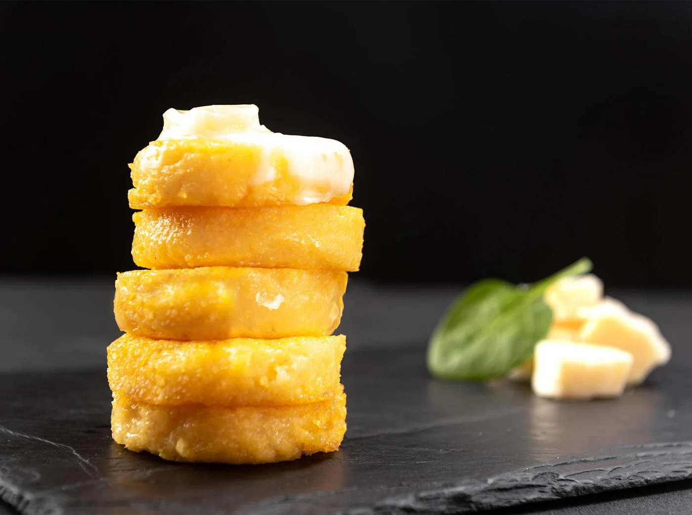 Polenta con fonduta